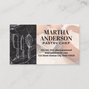 Pastry Tools Baking Ingredients Business Card