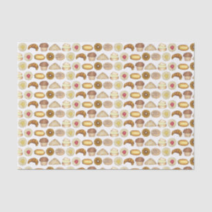 Pastry Tray Croissant Danish Muffin Baked Goods Tissue Paper