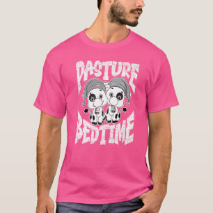 Pasture Bedtime Cute Animal  Cow Farmer T-Shirt