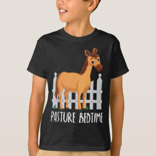 Pasture Bedtime Funny Cute Horse Pajamas PJ  T-Shirt