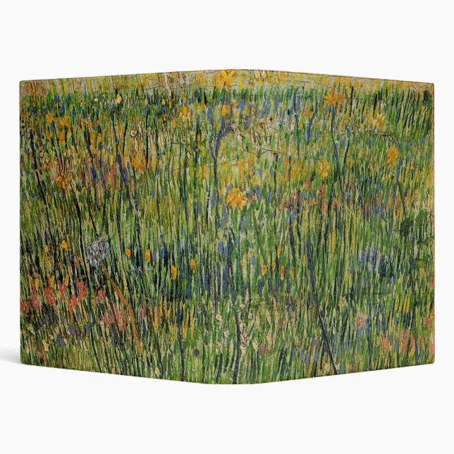 Pasture in Bloom by Vincent van Gogh Binder (Background)