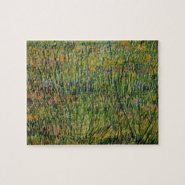 Pasture in Bloom by Vincent van Gogh Jigsaw Puzzle (Horizontal)