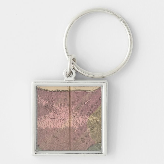 Pastures, Augusta County Keychain (Front)