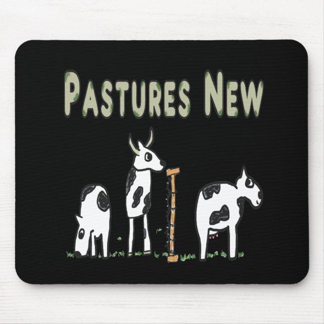 Pastures New Mouse Pad (Front)