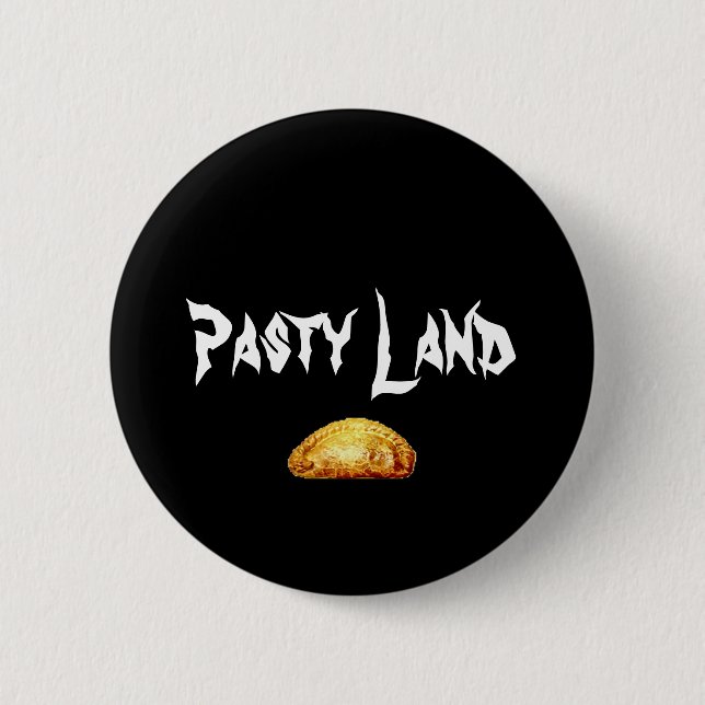 pasty, Pasty Land 2 Inch Round Button (Front)