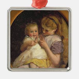 Pat-a-cake Metal Ornament