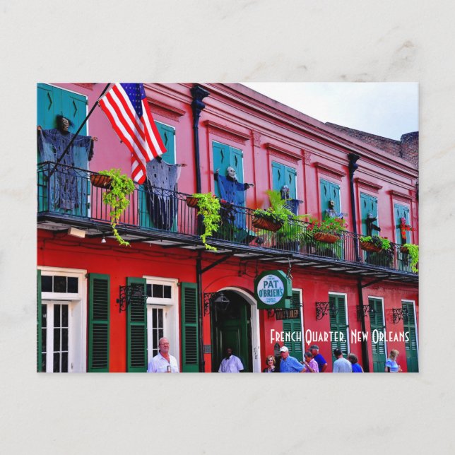 Pat O' Brien's located in the French Quarter Postcard (Front)