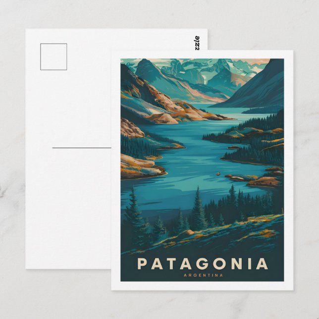 Patagonia Argentina Famous Travel Place Postcard (Front/Back)