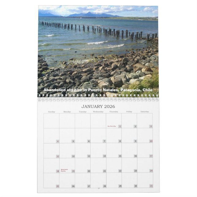 Patagonia de 2013 calendriers - l'extrémité du (Jan 2026)