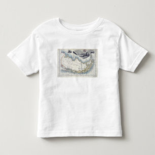 Patagonia, from a Series of World Maps published b Toddler T-shirt