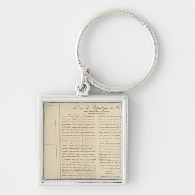 Patagonia, South America 39 Keychain (Front)