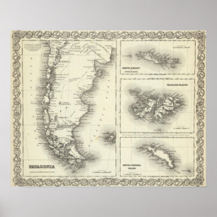 Patagonia South Orkney Falkland Islands Poster