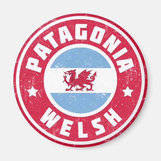 Patagonia Welsh Flag Magnet (Front)