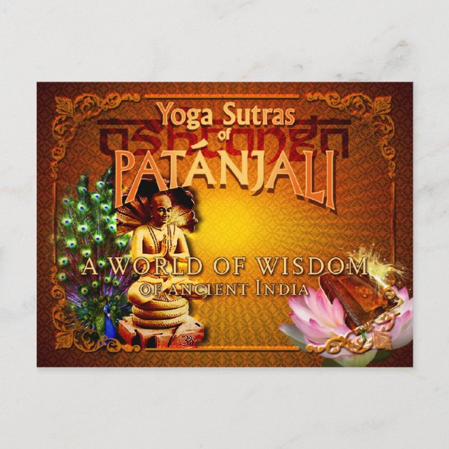 PATANJALI - Yoga Sutras Postcard (Front)