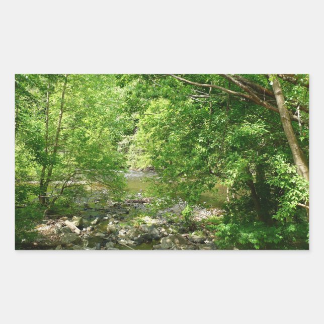 Patapsco River View Maryland Nature Photography Sticker (Front)