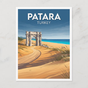 Patara Ancient City and Beach Gelemiş Turkey Postcard