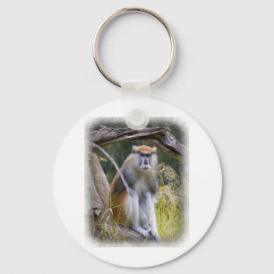 Patas Monkey Keychain