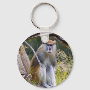 Patas Monkey Keychain