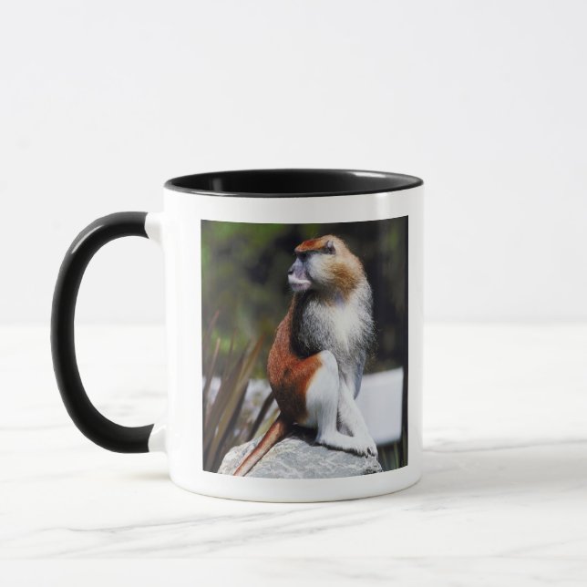 Patas monkey mug (Left)