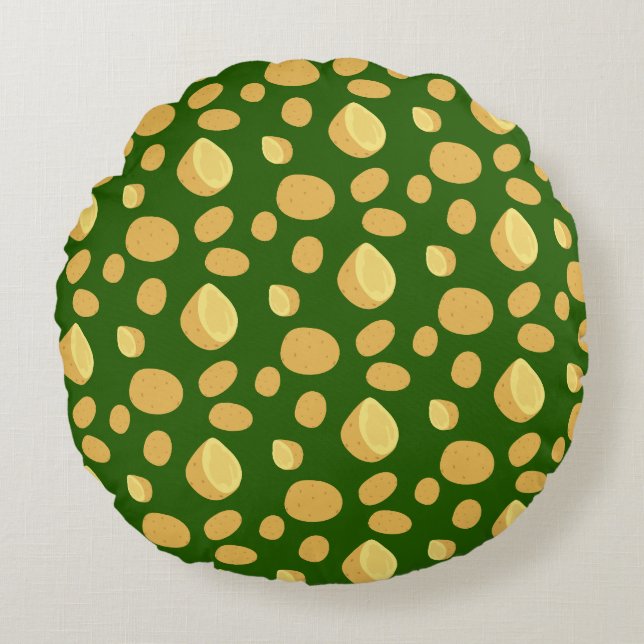 Patata Round Pillow (Front)