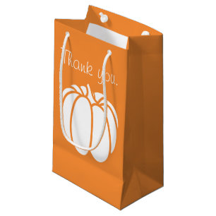 Patch Citrouille dans le sac cadeau Orange