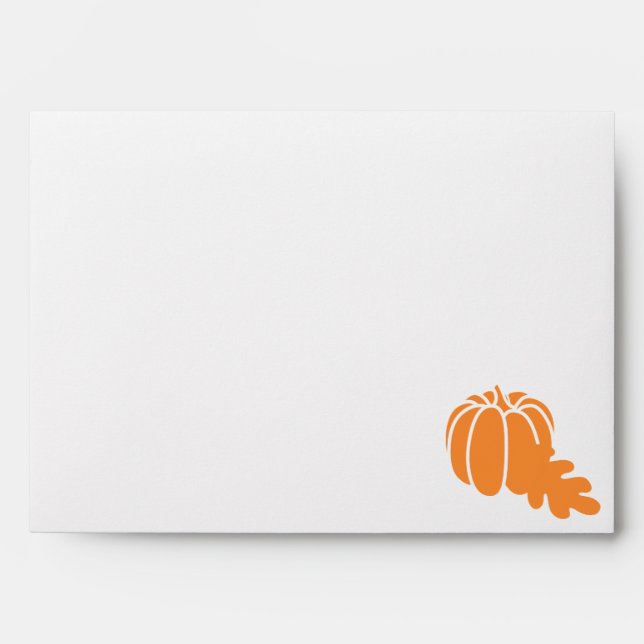 Patch citrouille dans les enveloppes orange (Devant)