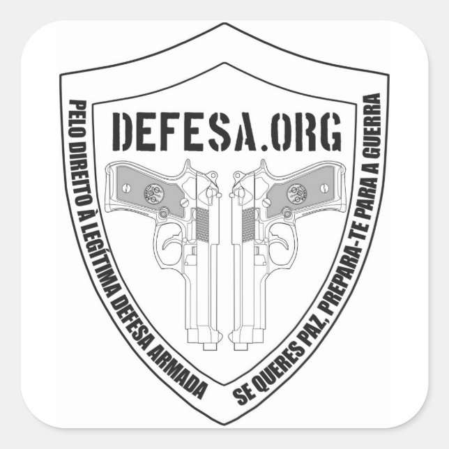 Patch DEFESA.ORG Soon Square Sticker (Front)