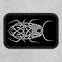 Patch Rectangle d'impression blanc
