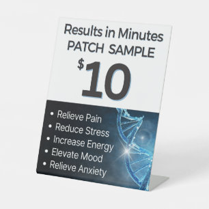 Patch Sample - $10 Pedestal Sign