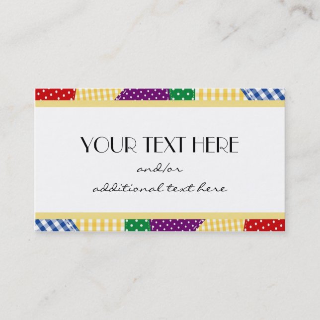 Patches Business Card (Front)