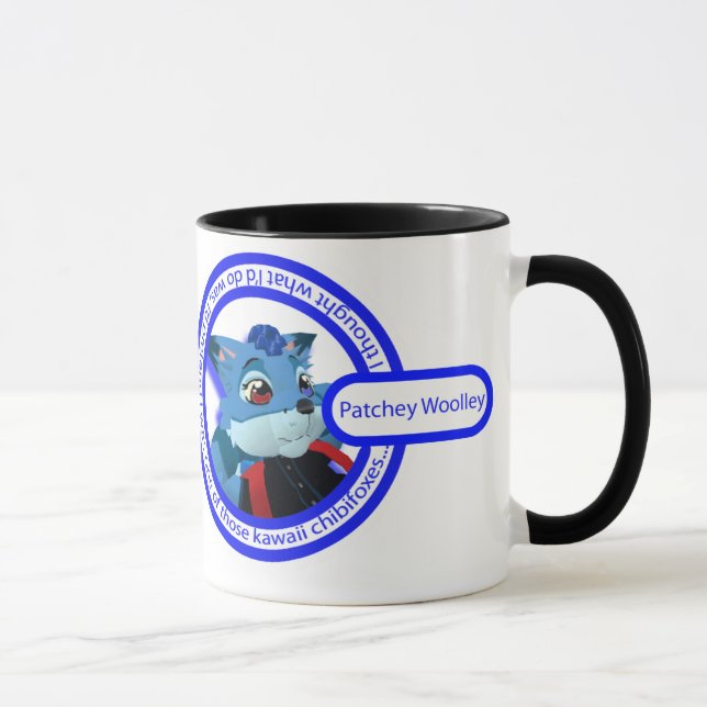Patchey Woolley Mug #1 (Right)