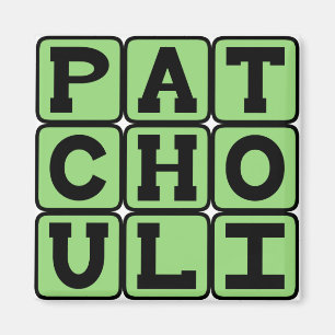 Patchouli, Hippie Oil Magnet