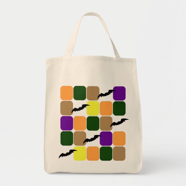 Patchwork Bats Tote Bag (Front)