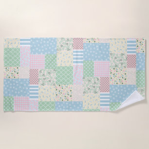Patchwork  beach towel
