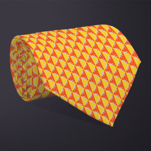 Patchwork Bhutan Flag Pattern Tie