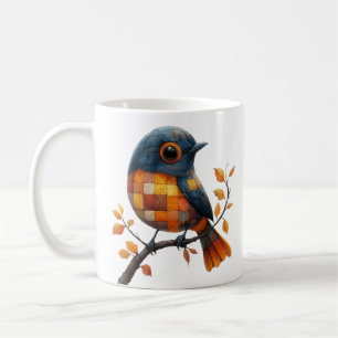 Patchwork Bird Mug