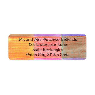 Patchwork Blends in Watercolor, Address Labels