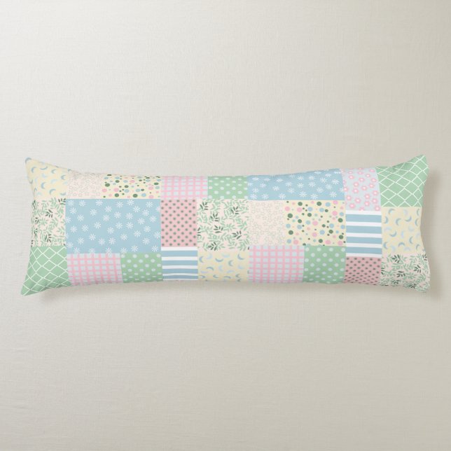 Patchwork  body pillow (Front)