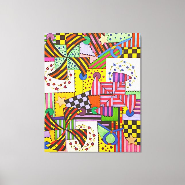 Patchwork Canvas Print (Front)