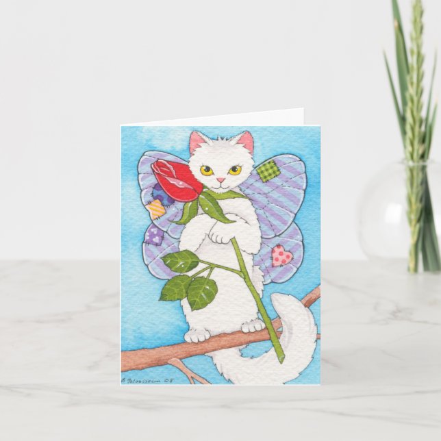 Patchwork Catterfly Notecard (Front)
