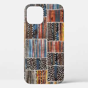 Patchwork Collage: Quilt Pattern Extravaganza iPhone 12 Case