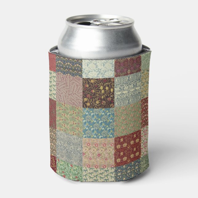 Patchwork Coordinates Can Cooler (Can Front)