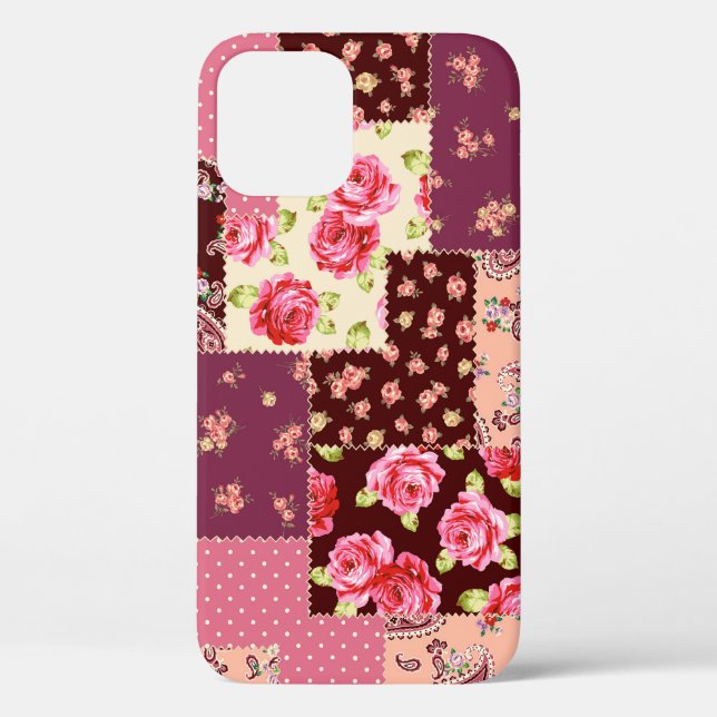 Patchwork Cute Seamless Pattern Case-Mate iPhone Case (Back)