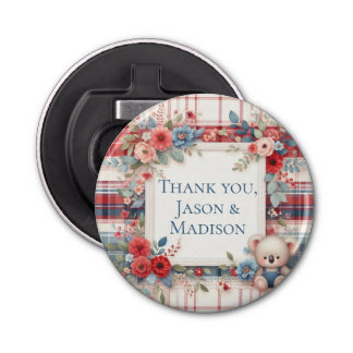 Patchwork Denim Koala Bottle Opener