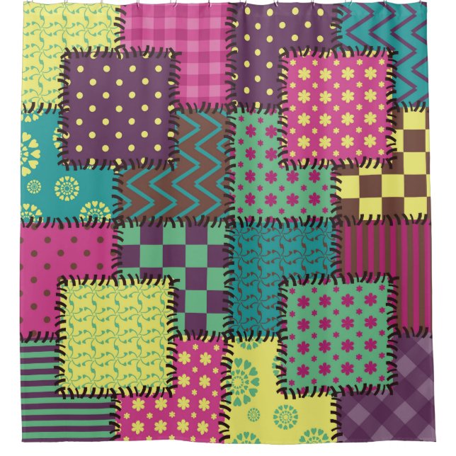 Patchwork: Diverse Patterns Background (Front)