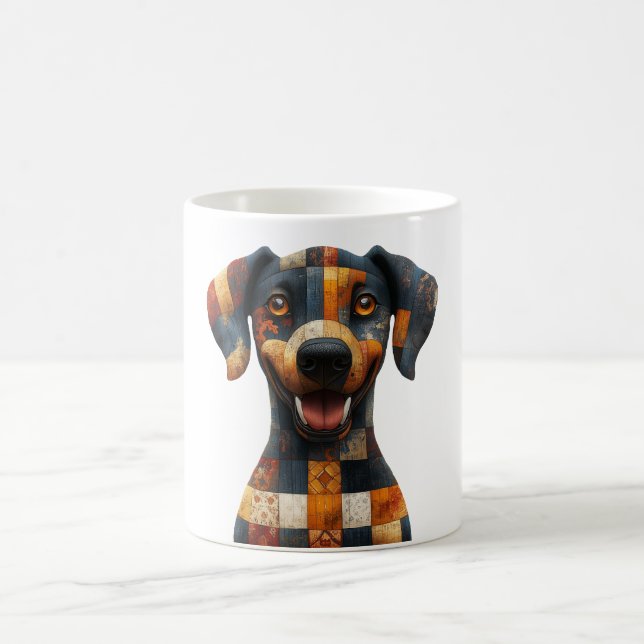 Patchwork Dog Mug (Center)