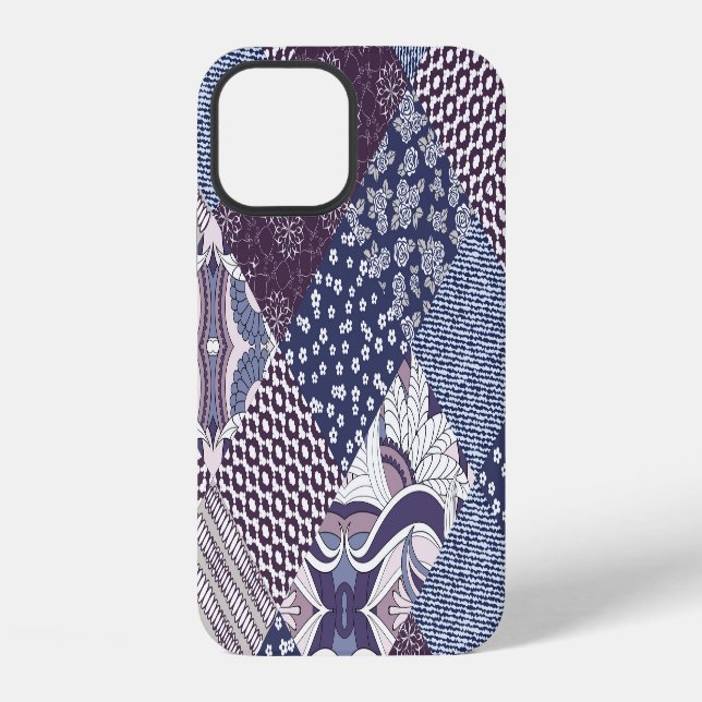 Patchwork Doodle: Vintage Boho Seamless. iPhone Case (Back)
