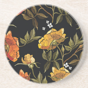 Patchwork Gentle: Hand Drawing Design Coaster