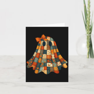 Patchwork Ghost Quilters Fall Quilting Sewers Hall Card