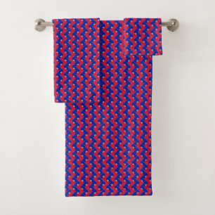 Patchwork Haïti Motif du drapeau